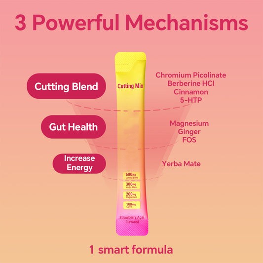 Cutting Drink Mix - Strawberry Acai Flavor