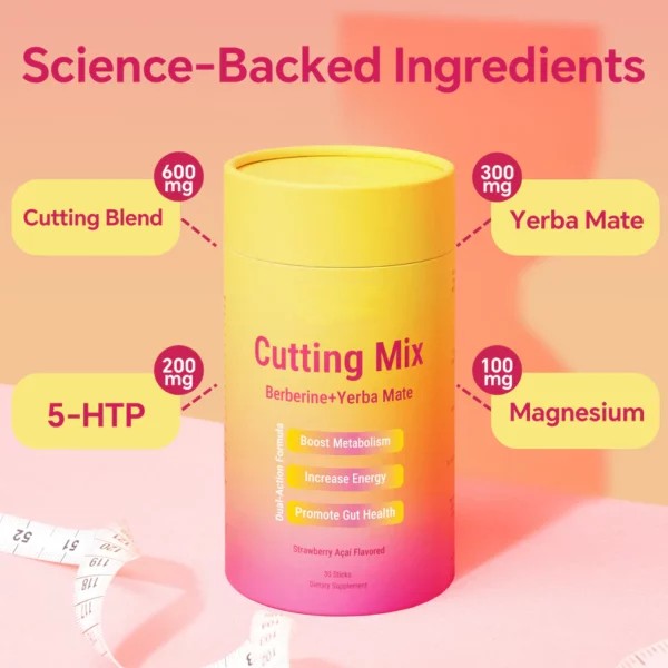 Cutting Drink Mix - Strawberry Acai Flavor